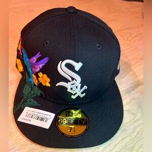White Sox Blooming 59FIFTY Floral bird pattern